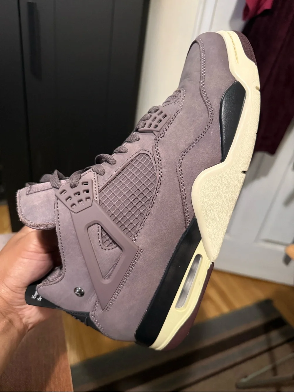 Men's Purple High-Top Athletic Sneakers